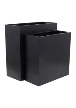 Wholesale 🧨 Modern Metal Planter - Set of 2 by Monroe Lane 🥰 -Monroe Lane Sales Belk 27370