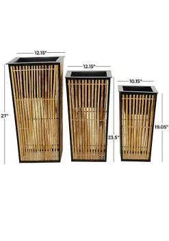 Best Pirce 😍 Natural Wicker Planter - Set of 3 by Monroe Lane 🌟 -Monroe Lane Sales Belk 27374