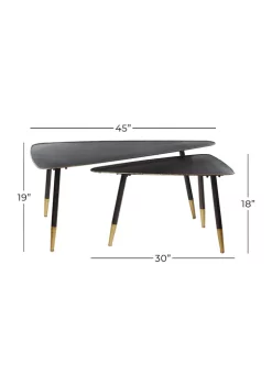 Top 10 🔔 Modern Metal Accent Table - Set of 2 by Monroe Lane 🔔 -Monroe Lane Sales Belk 27379