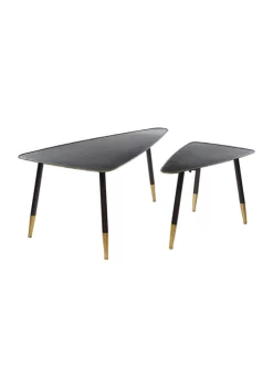 Top 10 🔔 Modern Metal Accent Table - Set of 2 by Monroe Lane 🔔 -Monroe Lane Sales Belk 27381