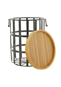 Deals 🛒 Modern Metal Storage Basket - Set of 2 by Monroe Lane 🛒 -Monroe Lane Sales Belk 27385