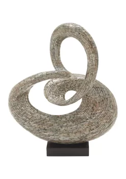 Wholesale ❤️ Contemporary Capiz Shell Sculpture by Monroe Lane 🎉 -Monroe Lane Sales Belk 27402