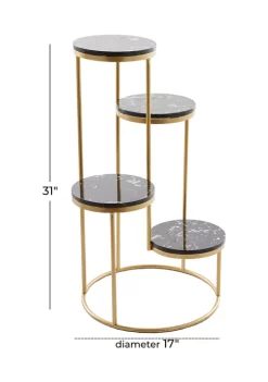 Outlet ⭐ Modern Marble Plantstand by Monroe Lane ✔️ -Monroe Lane Sales Belk 27418