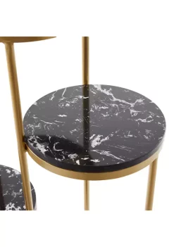 Outlet ⭐ Modern Marble Plantstand by Monroe Lane ✔️ -Monroe Lane Sales Belk 27419