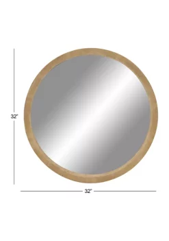 Promo 🥰 Contemporary Wood Wall Mirror by Monroe Lane 😉 -Monroe Lane Sales Belk 27434