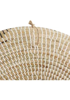 Top 10 👍 Bohemian Seagrass Wall Decor - Set of 3 by Monroe Lane 🥰 -Monroe Lane Sales Belk 27466