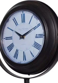 Wholesale 👏 Industrial Metal Clock by Monroe Lane 🎁 -Monroe Lane Sales Belk 27474