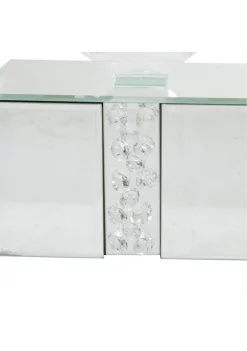 Cheap 🛒 Glam Glass Candelabra by Monroe Lane 🌟 -Monroe Lane Sales Belk 27509