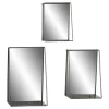 Promo 🤩 Industrial Metal Wall Mirror - Set of 3 by Monroe Lane 🌟