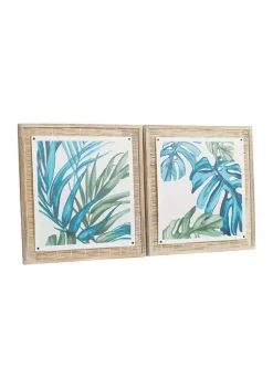 Coupon 🎉 Eclectic Dried Plant Framed Wall Art - Set of 2 by Monroe Lane 🛒 -Monroe Lane Sales Belk 27552