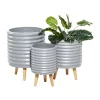 New 🧨 Contemporary Magnesium Oxide Planter - Set of 3 by Monroe Lane 😍