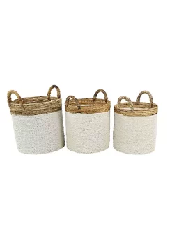 Best reviews of 😍 Coastal Seagrass Storage Basket - Set of 3 by Monroe Lane 👏