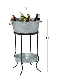 Coupon 🔔 Contemporary Metal Ice Bucket by Monroe Lane 👍 -Monroe Lane Sales Belk 27599