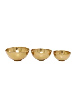 Outlet π Modern Aluminum Decorative Bowl - Set of 3 by Monroe Lane π 11 Outlet π Modern Aluminum Decorative Bowl - Set of 3 by Monroe Lane π -Monroe Lane Sales Belk 27621