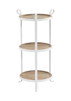 Deals 😀 Farmhouse Metal Accent Table by Monroe Lane 🔥 -Monroe Lane Sales Belk 27627