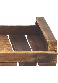 Best Sale 🧨 Farmhouse Wood Tray - Set of 3 by Monroe Lane 💯 -Monroe Lane Sales Belk 27642