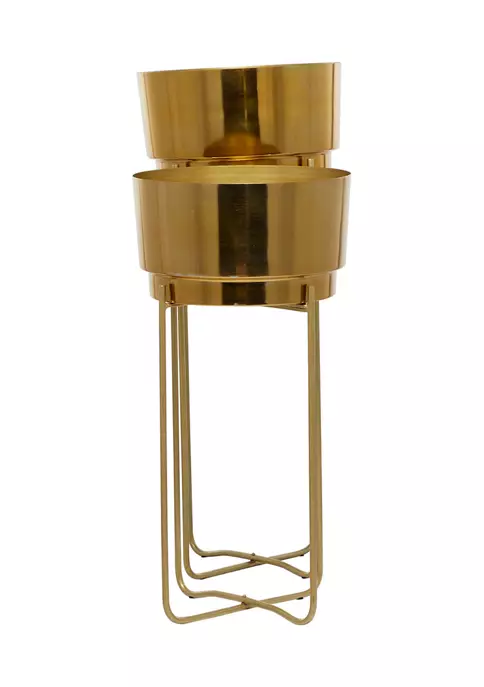 Cheap 🤩 Contemporary Metal Planter - Set of 2 by Monroe Lane ❤️ 5 Cheap 🤩 Contemporary Metal Planter - Set of 2 by Monroe Lane ❤️ - Image 5