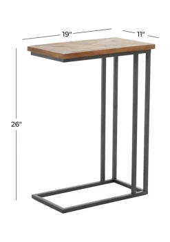 Best Sale 😀 Rustic Metal Accent Table by Monroe Lane 🌟 -Monroe Lane Sales Belk 27673