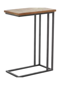 Best Sale 😀 Rustic Metal Accent Table by Monroe Lane 🌟 -Monroe Lane Sales Belk 27676