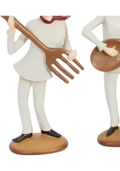 New 👍 Traditional Polystone Sculpture - Set of 3 by Monroe Lane 💯 -Monroe Lane Sales Belk 27687