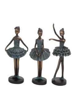 Budget 😍 Traditional Polystone Sculpture - Set of 3 by Monroe Lane ✨ -Monroe Lane Sales Belk 27695