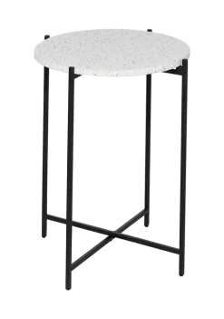 Outlet 🔔 Contemporary Terrazzo Accent Table by Monroe Lane 😉