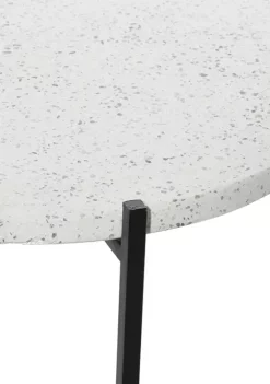 Outlet 🔔 Contemporary Terrazzo Accent Table by Monroe Lane 😉 -Monroe Lane Sales Belk 27717