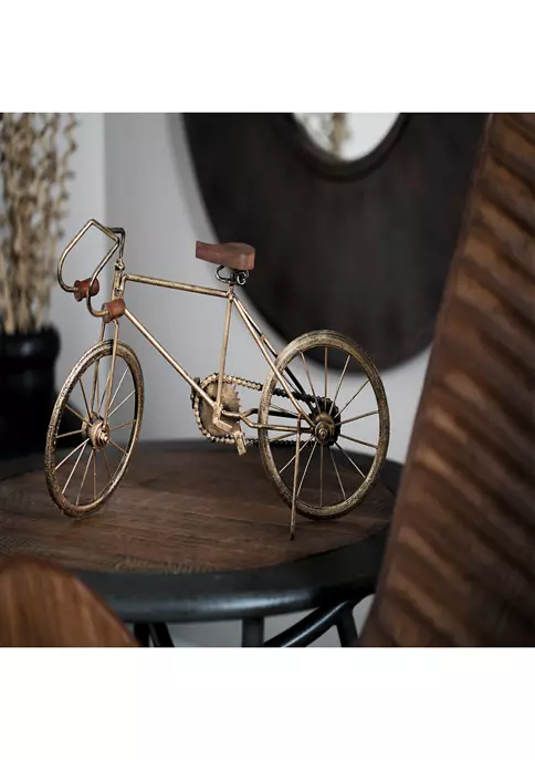 Deals ✨ Set of 3 Metal Vintage Bicycle Sculpture by Monroe Lane ✔️ 2 Deals ✨ Set of 3 Metal Vintage Bicycle Sculpture by Monroe Lane ✔️ - Image 2