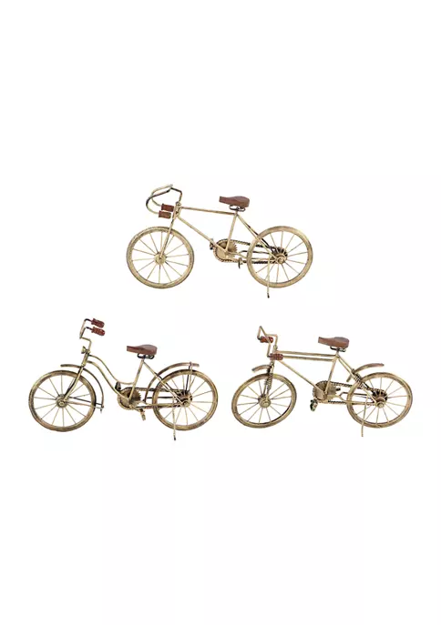 Deals ✨ Set of 3 Metal Vintage Bicycle Sculpture by Monroe Lane ✔️ 6 Deals ✨ Set of 3 Metal Vintage Bicycle Sculpture by Monroe Lane ✔️ - Image 6