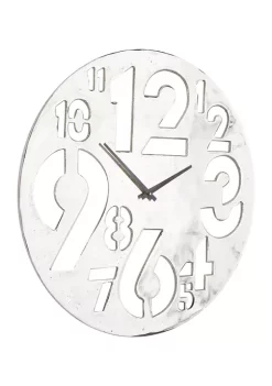 Coupon 🎁 Contemporary Aluminum Wall Clock by Monroe Lane 😉 -Monroe Lane Sales Belk 27791