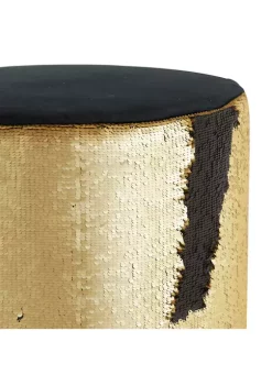 Budget 🎁 Contemporary Polyester Stool by Monroe Lane 👍 -Monroe Lane Sales Belk 27856