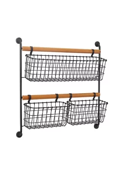 Best Sale ⭐ Modern Metal Magazine Rack Holder by Monroe Lane ✨ -Monroe Lane Sales Belk 27893