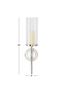 Budget ⌛ Modern Aluminum Wall Sconce by Monroe Lane ⭐ -Monroe Lane Sales Belk 27942