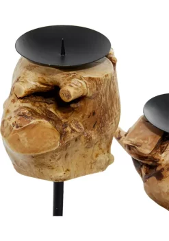 Cheapest 😉 Bohemian Teak Wood Candle Holder by Monroe Lane 🛒 -Monroe Lane Sales Belk 27945