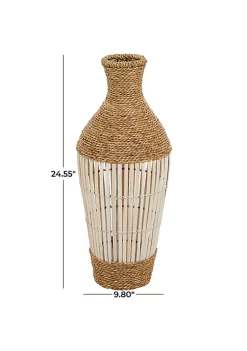Best deal 🎉 Bohemian Seagrass Vase by Monroe Lane 🥰 -Monroe Lane Sales Belk 27994