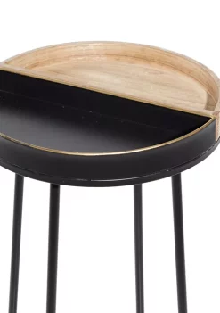 Hot Sale 👏 Contemporary Metal Accent Table by Monroe Lane ✨ -Monroe Lane Sales Belk 27999