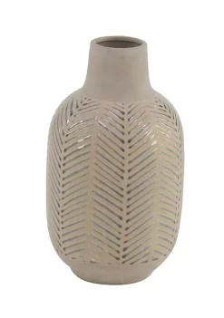 Best Pirce ✨ Eclectic Ceramic Vase by Monroe Lane 🔔 -Monroe Lane Sales Belk 28068
