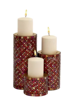 Buy 🔔 Glam Metal Candle Holder - Set of 3 by Monroe Lane ⭐ -Monroe Lane Sales Belk 2817