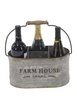 Promo 🛒 Farmhouse Metal Wine Holder by Monroe Lane 🛒