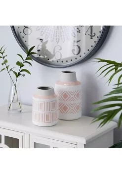 Cheap 🛒 Farmhouse Ceramic Vase - Set of 2 by Monroe Lane 🎉 -Monroe Lane Sales Belk 28216