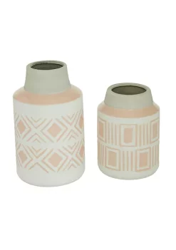 Cheap 🛒 Farmhouse Ceramic Vase - Set of 2 by Monroe Lane 🎉 -Monroe Lane Sales Belk 28219