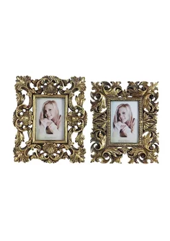 Brand new 🎉 Traditional Polystone Photo Frame - Set of 2 by Monroe Lane 😍 -Monroe Lane Sales Belk 28258