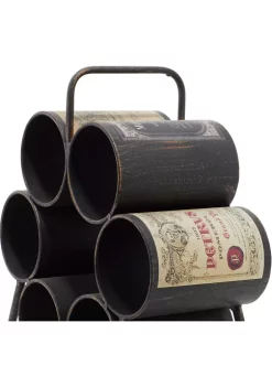 Outlet 🧨 Industrial Metal Wine Rack by Monroe Lane 🎁 -Monroe Lane Sales Belk 2827