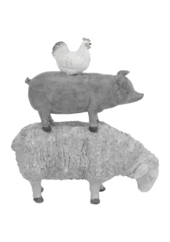 Deals ⌛ Farmhouse Polystone Sculpture by Monroe Lane 🎁 -Monroe Lane Sales Belk 28345