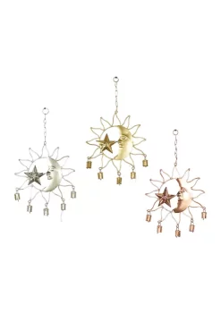 Best reviews of 🔥 Eclectic Metal Windchime - Set of 3 by Monroe Lane 😍
