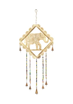 Budget ❤️ Eclectic Metal Windchime by Monroe Lane 👍 -Monroe Lane Sales Belk 28400
