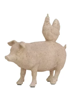 Promo 🤩 Farmhouse Polystone Sculpture by Monroe Lane ✔️ -Monroe Lane Sales Belk 28417
