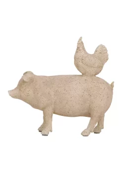 Promo 🤩 Farmhouse Polystone Sculpture by Monroe Lane ✔️ -Monroe Lane Sales Belk 28418