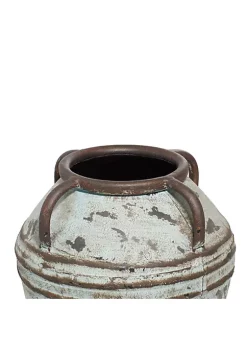Best Pirce 💯 Rustic Metal Vase - Set of 3 by Monroe Lane ⌛ -Monroe Lane Sales Belk 28514