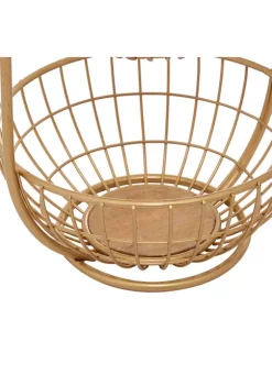 Best Sale ❤️ Metal Traditional Storage Basket by Monroe Lane ❤️ -Monroe Lane Sales Belk 2852